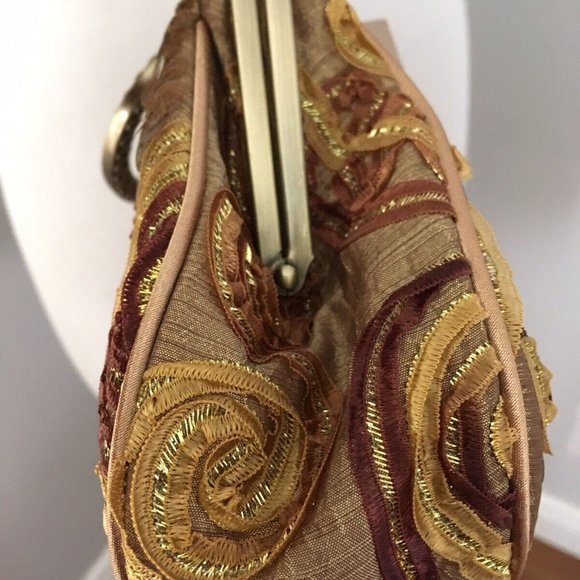 Beautiful Vintage Evening Bag by "Red Coral" Elegant Style NWT - Picture 7 of 11